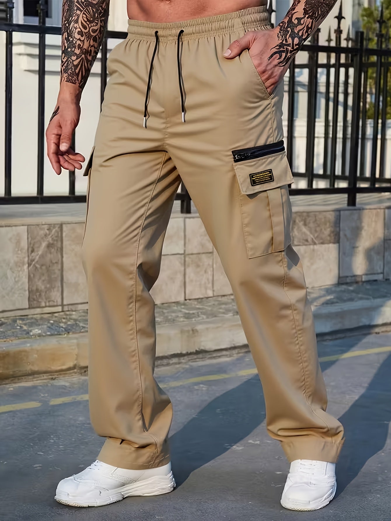 Coby | Heren cargo broek – relaxed fit tactische multi-pocket broek