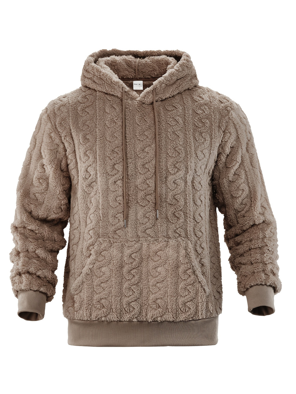 Rander | Thermische fleecehoodie voor heren – Warme pullover-sweatshirt, casual outdoor wintertop
