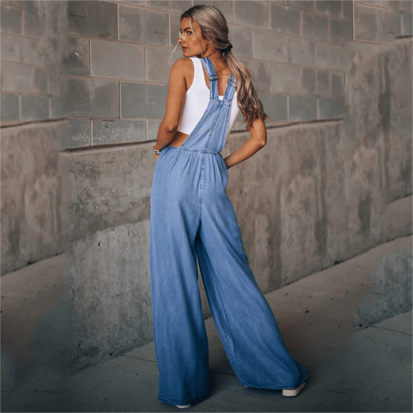Briselya | Denim jumpsuit voor dames – Moderne spijkerbroek