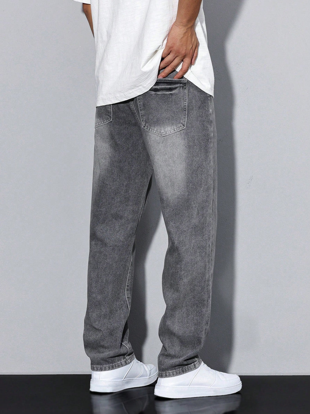 Larkon | Jeans met Rechte Pijpen – Regular Fit Denim Broek, Comfortabele en Losvallende