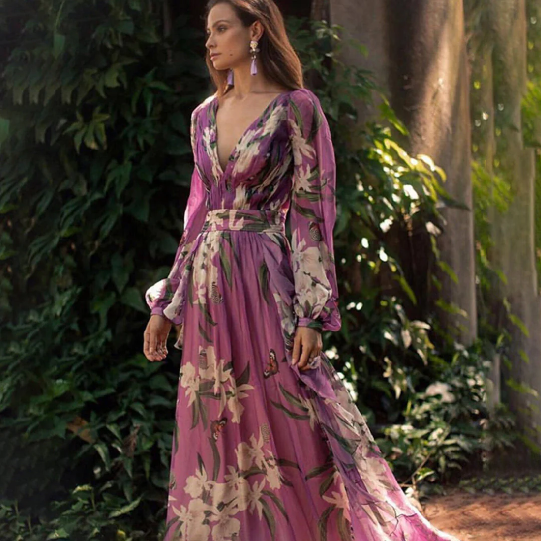 Aenora | Elegante maxi partyjurk voor dames – chique formele avondjurk