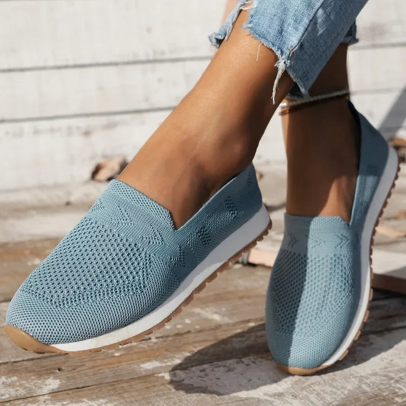 Breeza | Lässige Damen-Slipper aus Mesh – Atmungsaktiv, Leicht