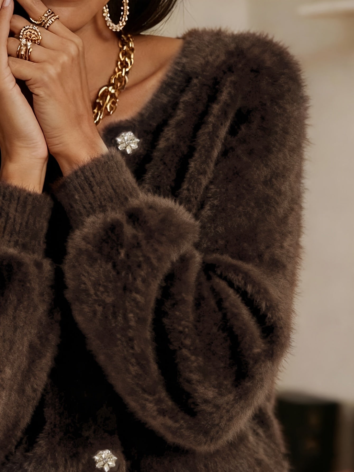 Avyra | Wintervest voor dames – Comfortabele trui met ronde hals voor de herfst