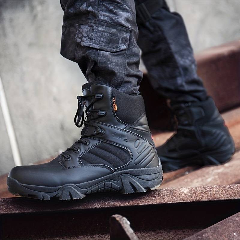 Fortrex | Bottes militaires indestructibles pour hommes – hiver, extérieur, tactiques, amortissantes, antidérapantes