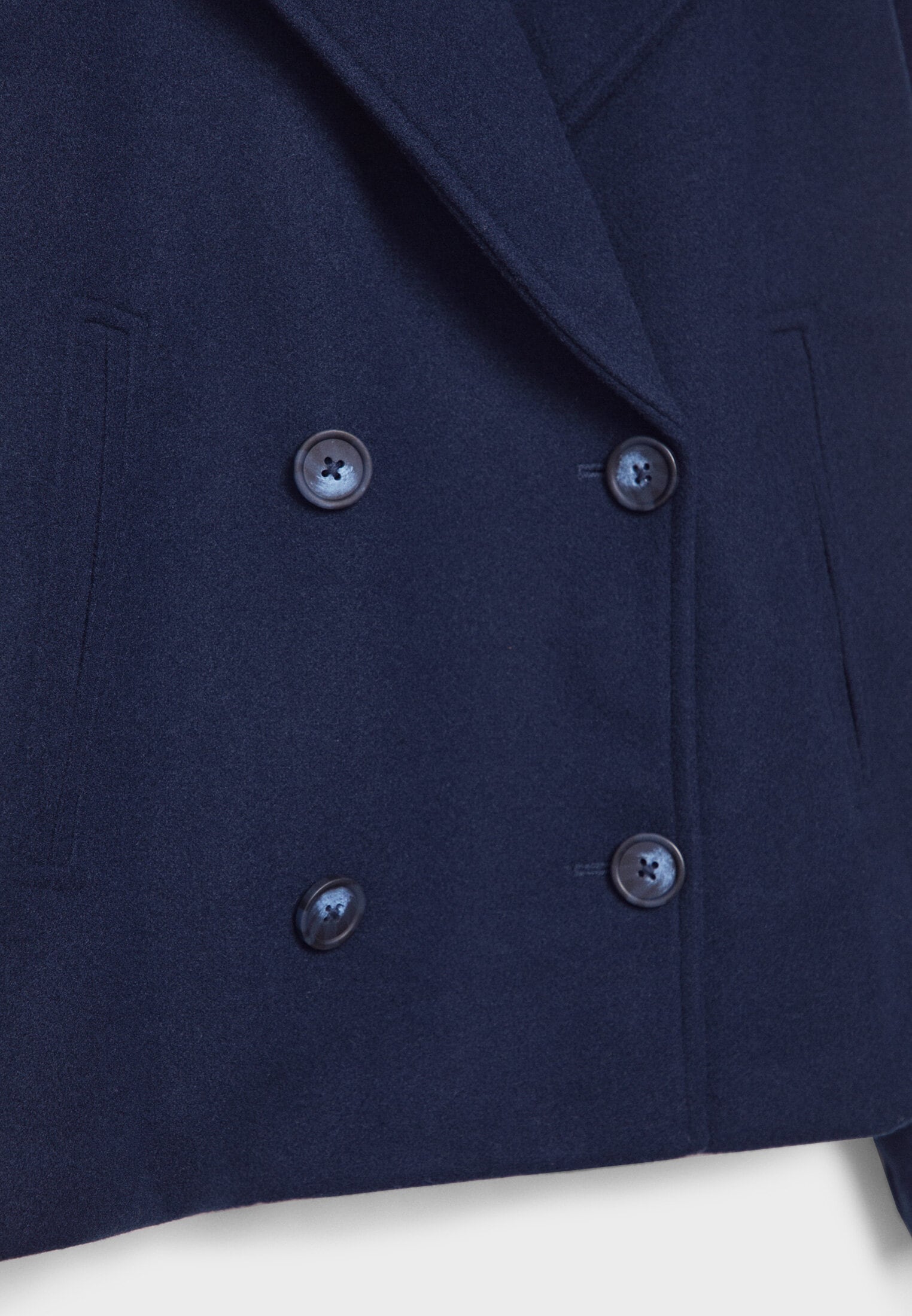 Serelle | Kurzer Damenmantel mit Doppelknopfverschluss – Stilvolle Freizeitjacke im klassischen Design