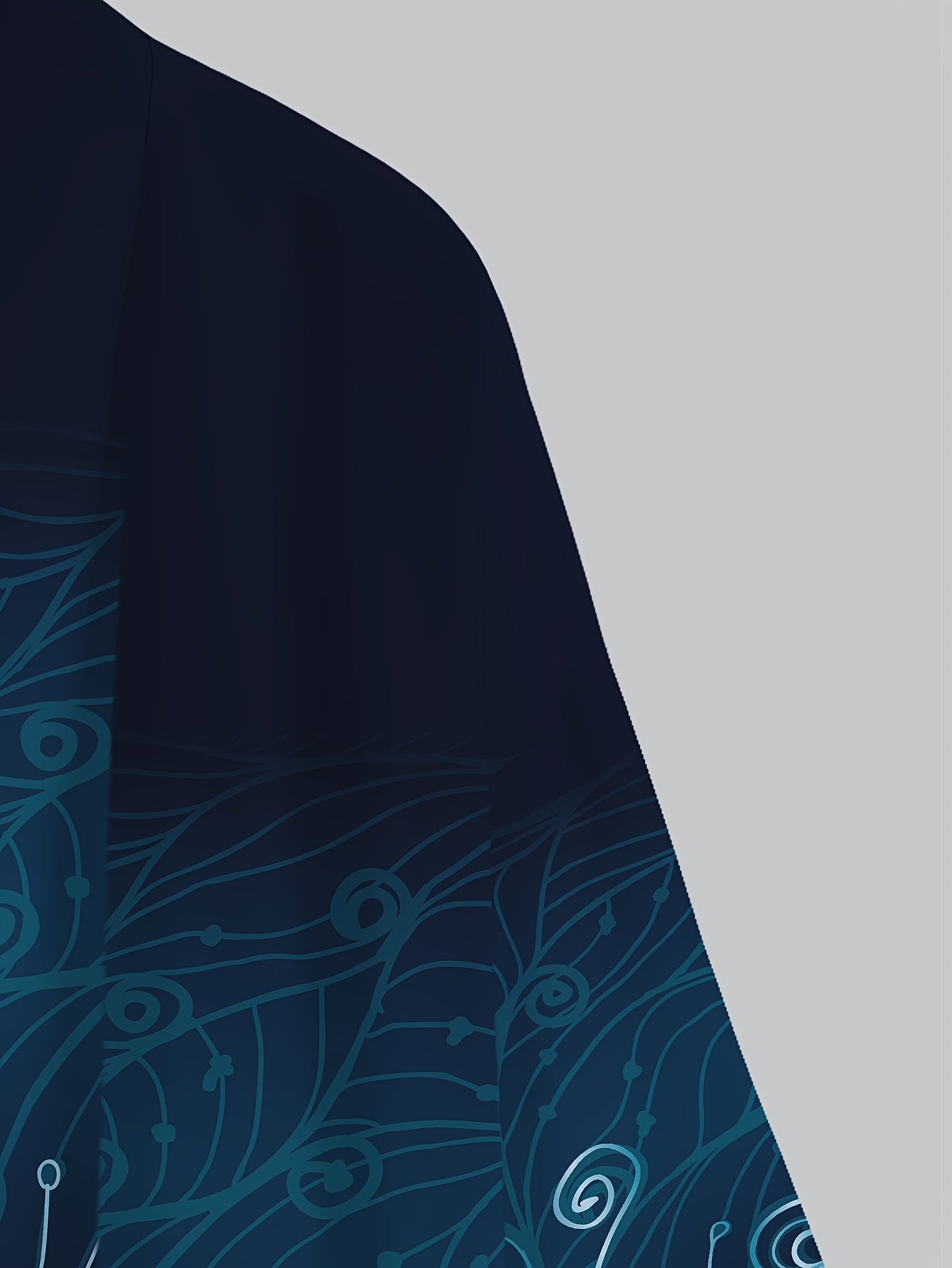 Valtorix | Heren Japans Stijl Open Voorzijde Shirt – Losse Pasvorm Kimono Vest met Vintage Print