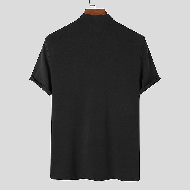 Dorian | Lässiges Rollkragen-T-Shirt 