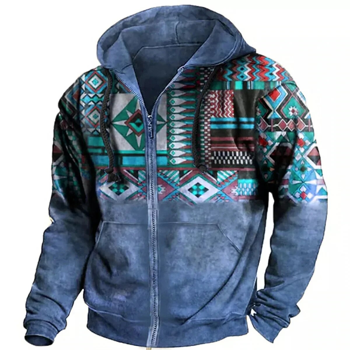 Braxon | Retro outdoor hoodie met ritssluiting voor heren – Lichtgewicht casual jas voor  dagelijks gebruik