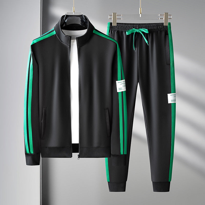 Cendric | Ensemble de survêtement sport homme - Haut et pantalon de jogging rayés - Vêtements de sport streetwear
