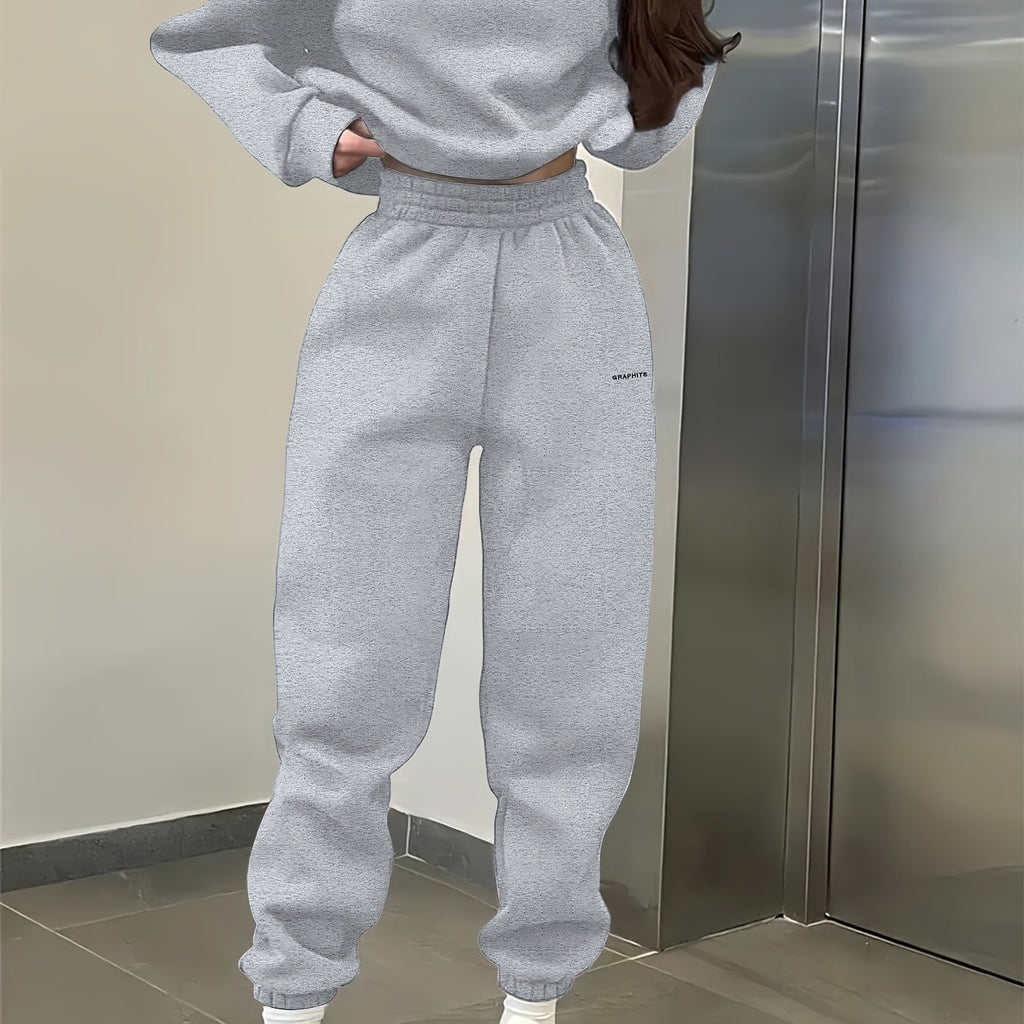 Dariah | Casual sweatshirt- en broekenset voor dames, losse pasvorm, comfortabele sportkleding