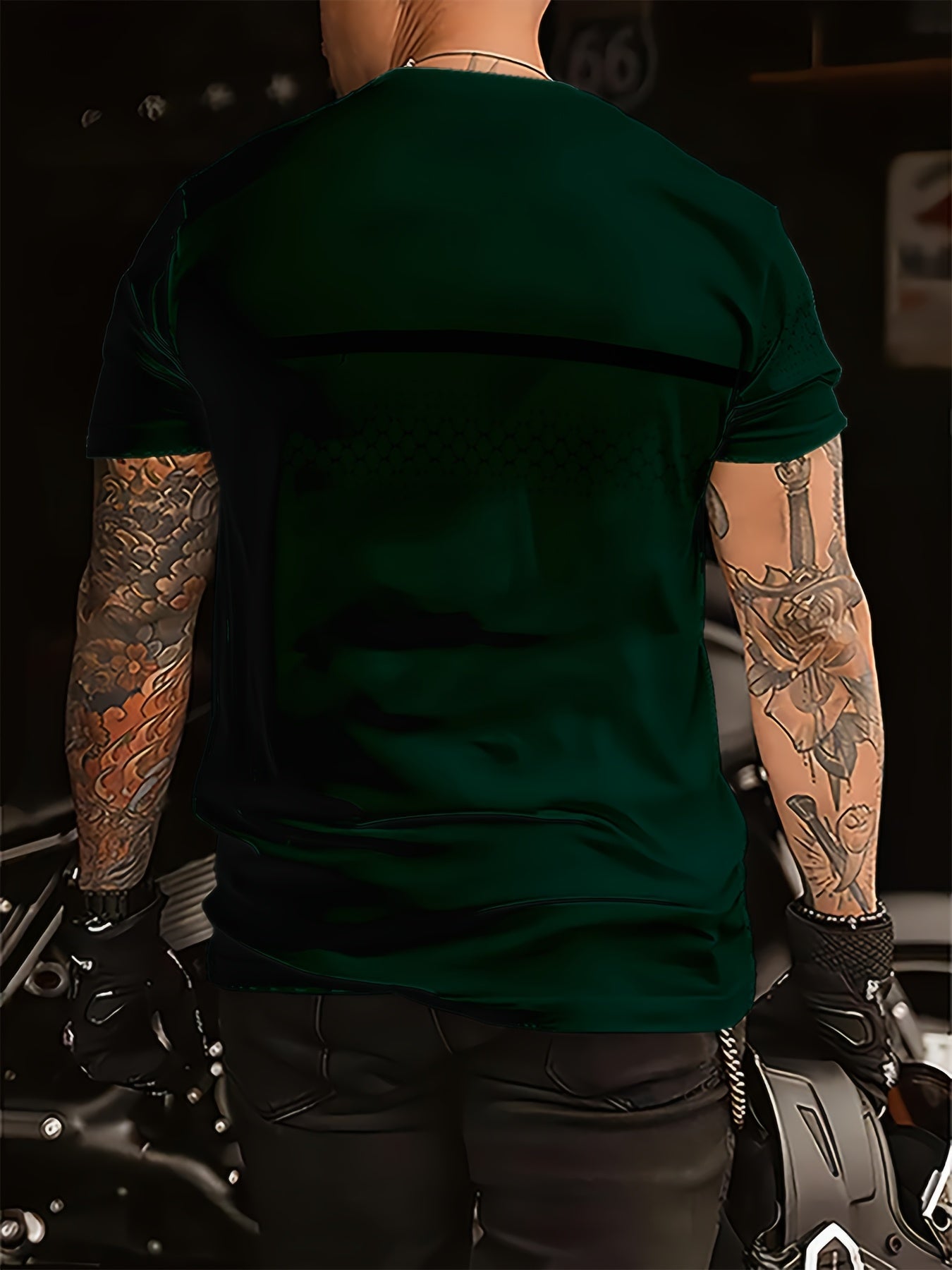 Xerxès | T-shirt homme en polyester - coupe classique confortable, imprimé minimaliste