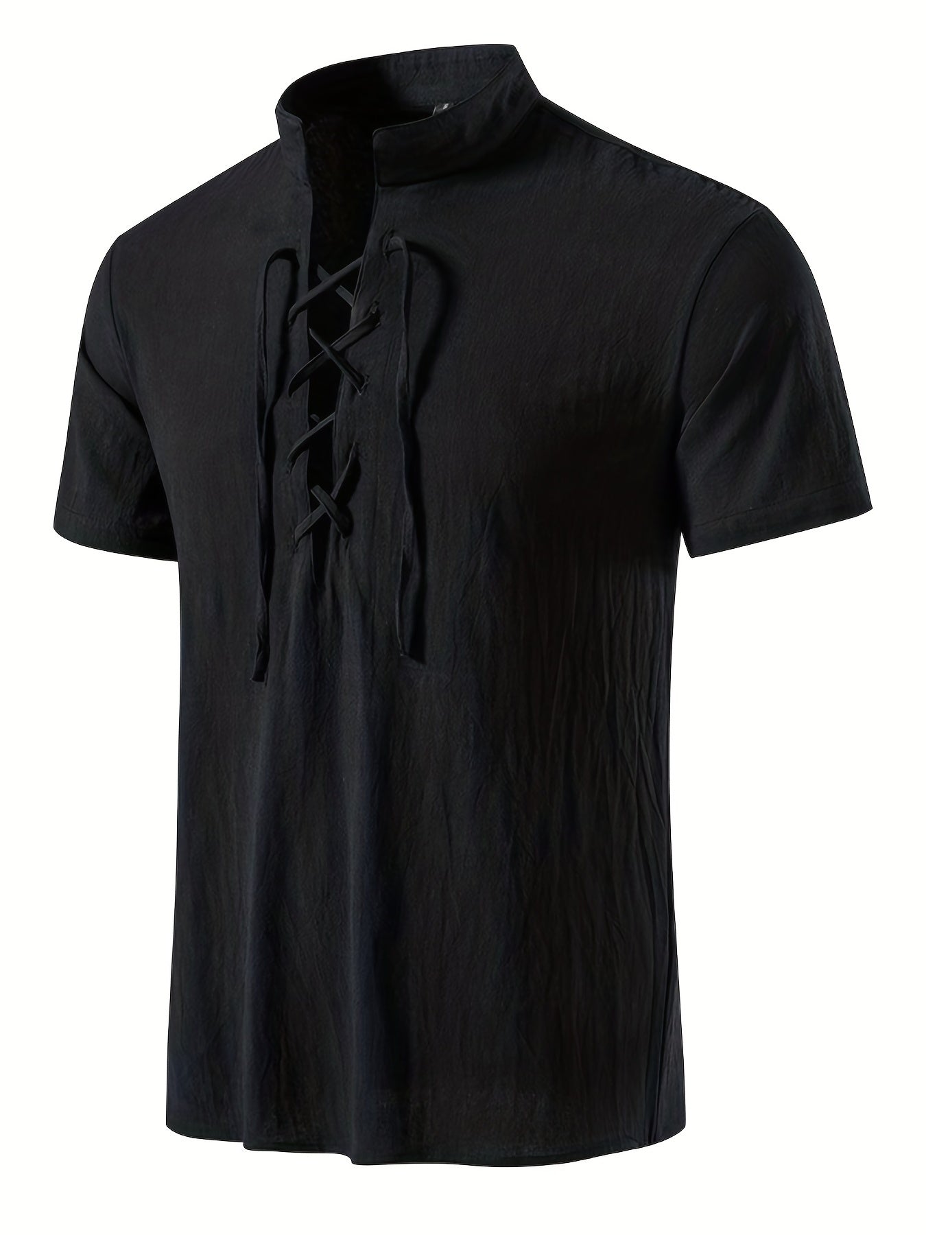 Varekion | Heren Casual Shirt met Korte Mouwen – Lichtgewicht Zomer Strandshirt