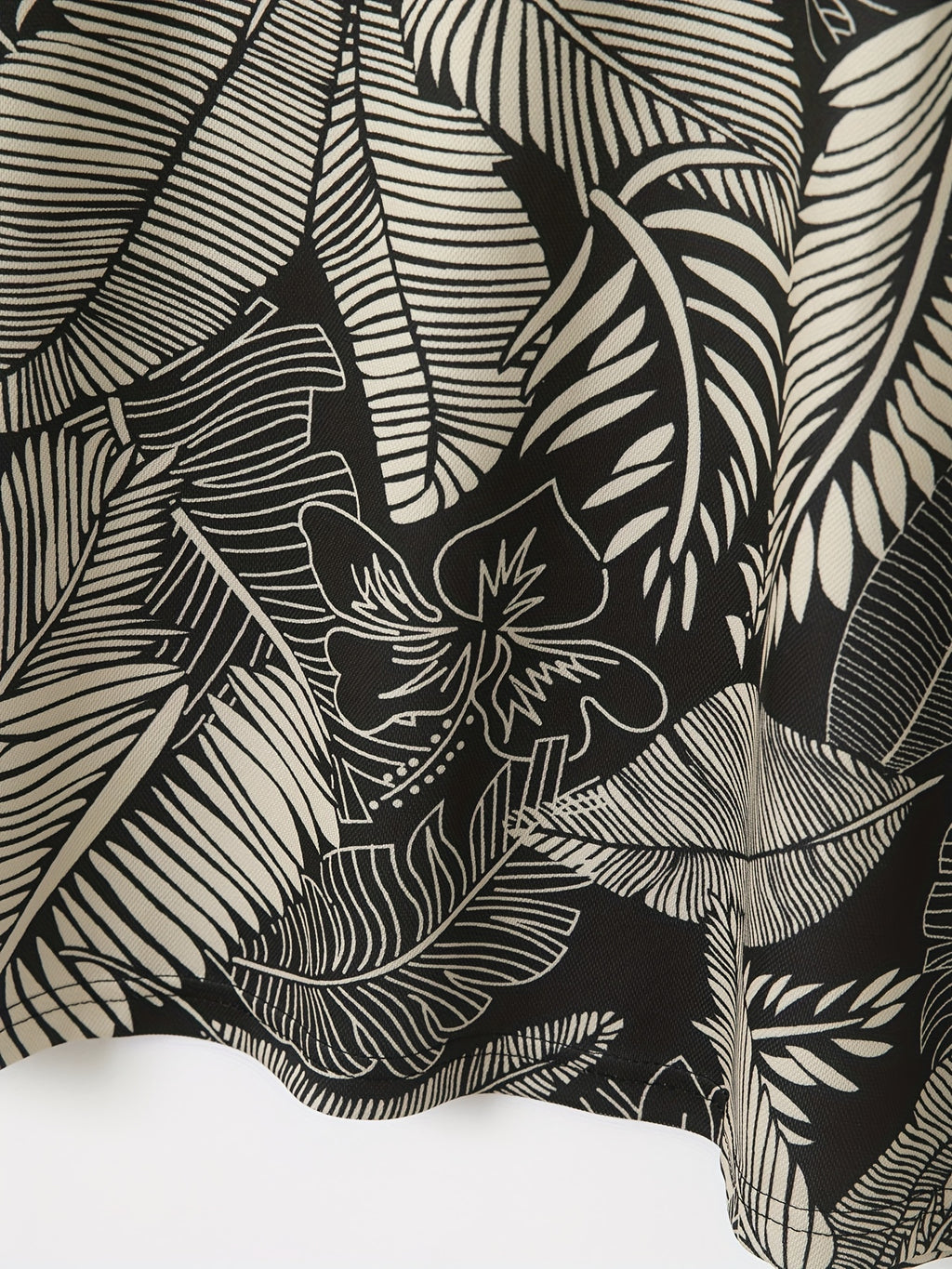 Virgil | Polo homme à imprimé feuilles tropicales - manches courtes, coupe classique