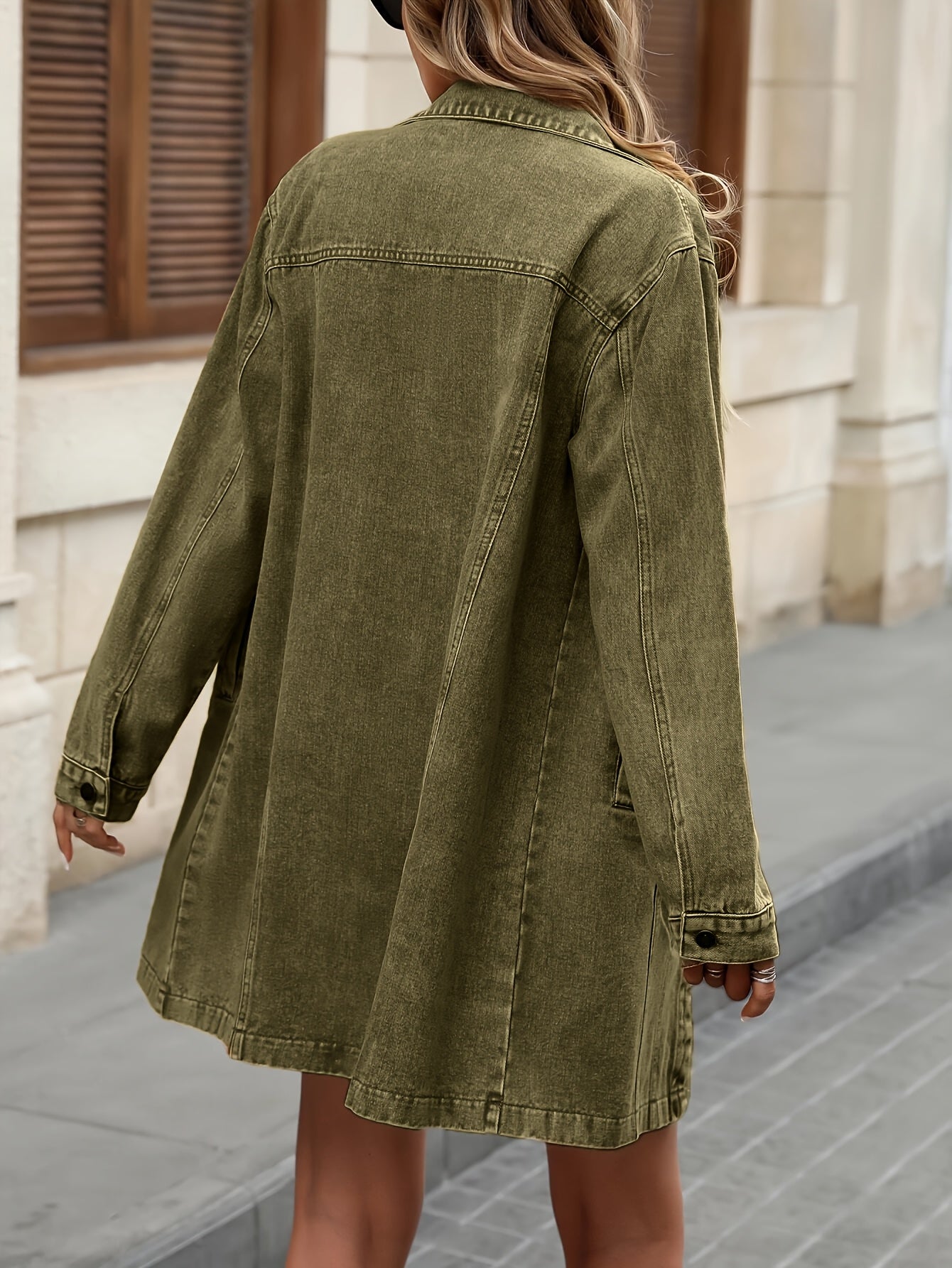 Fayeza | Oversized denim vest voor dames – Vintage casual stijl