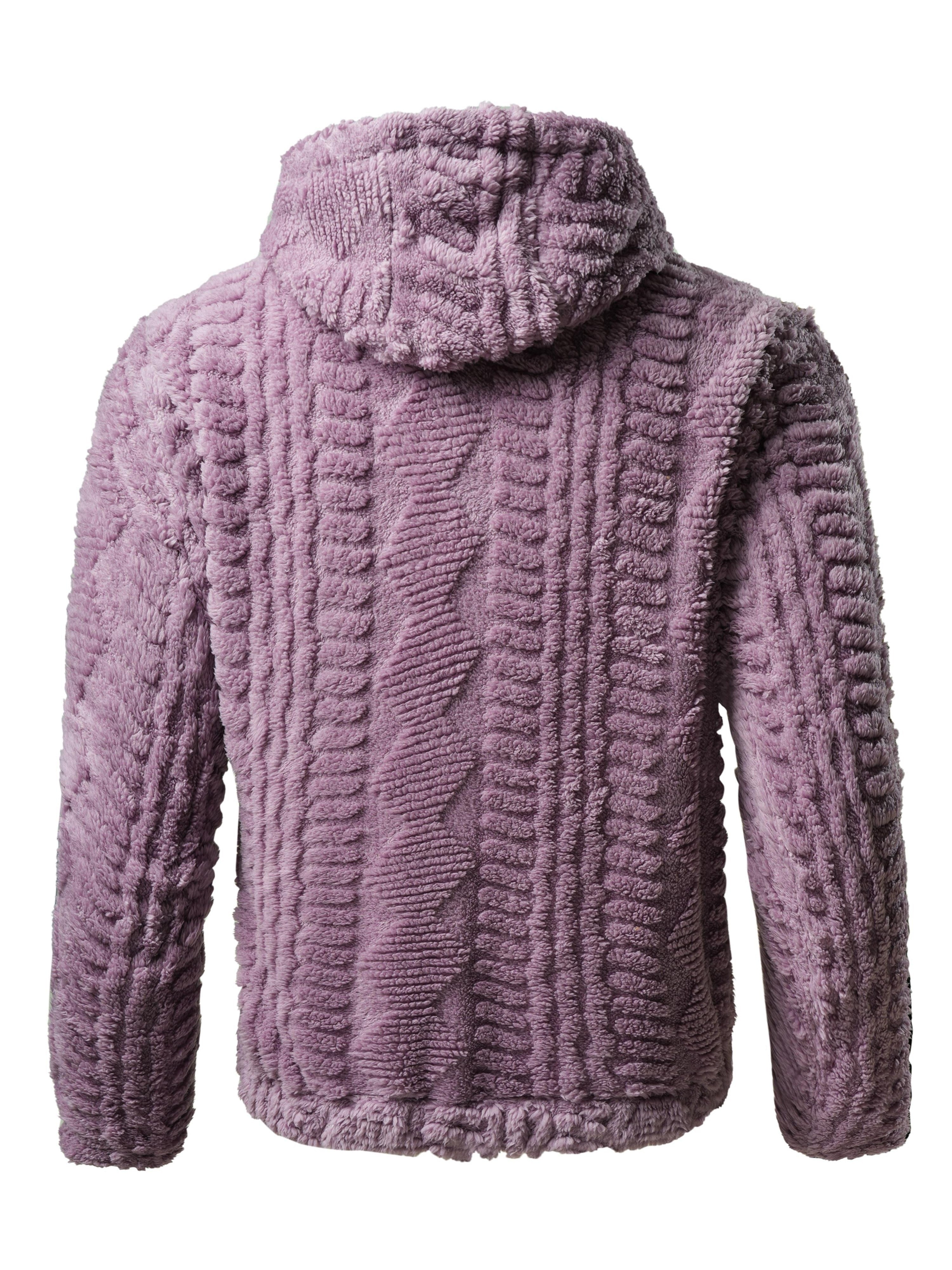 Taven | Lichtgewicht effen hoodiejas voor heren – Warme jas met ritssluiting en lange mouwen