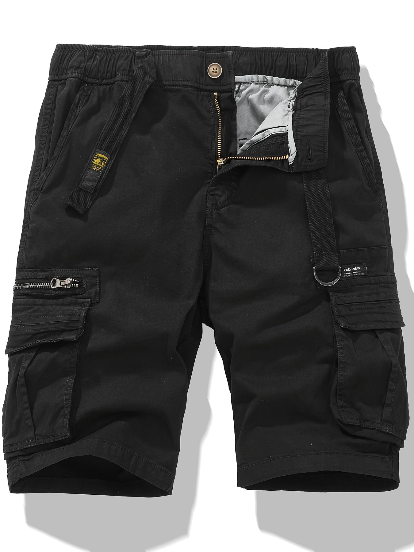 Vexor | Heren Katoenen Cargo Shorts – Losse Pasvorm, Casual Zomershorts met Meerdere Zakken
