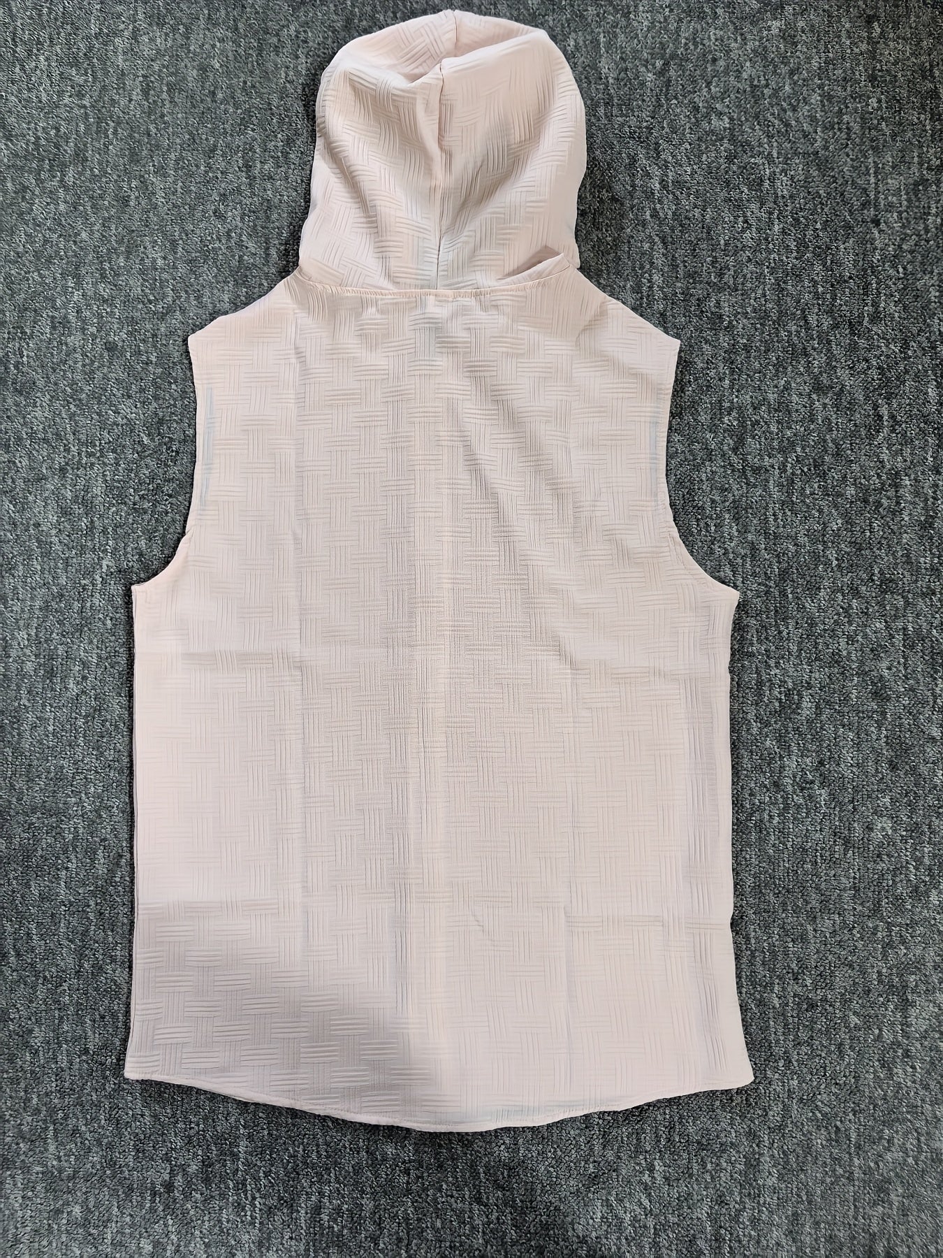 Aldric | Heren mouwloze tanktop met capuchon, zomerse casual pasvorm