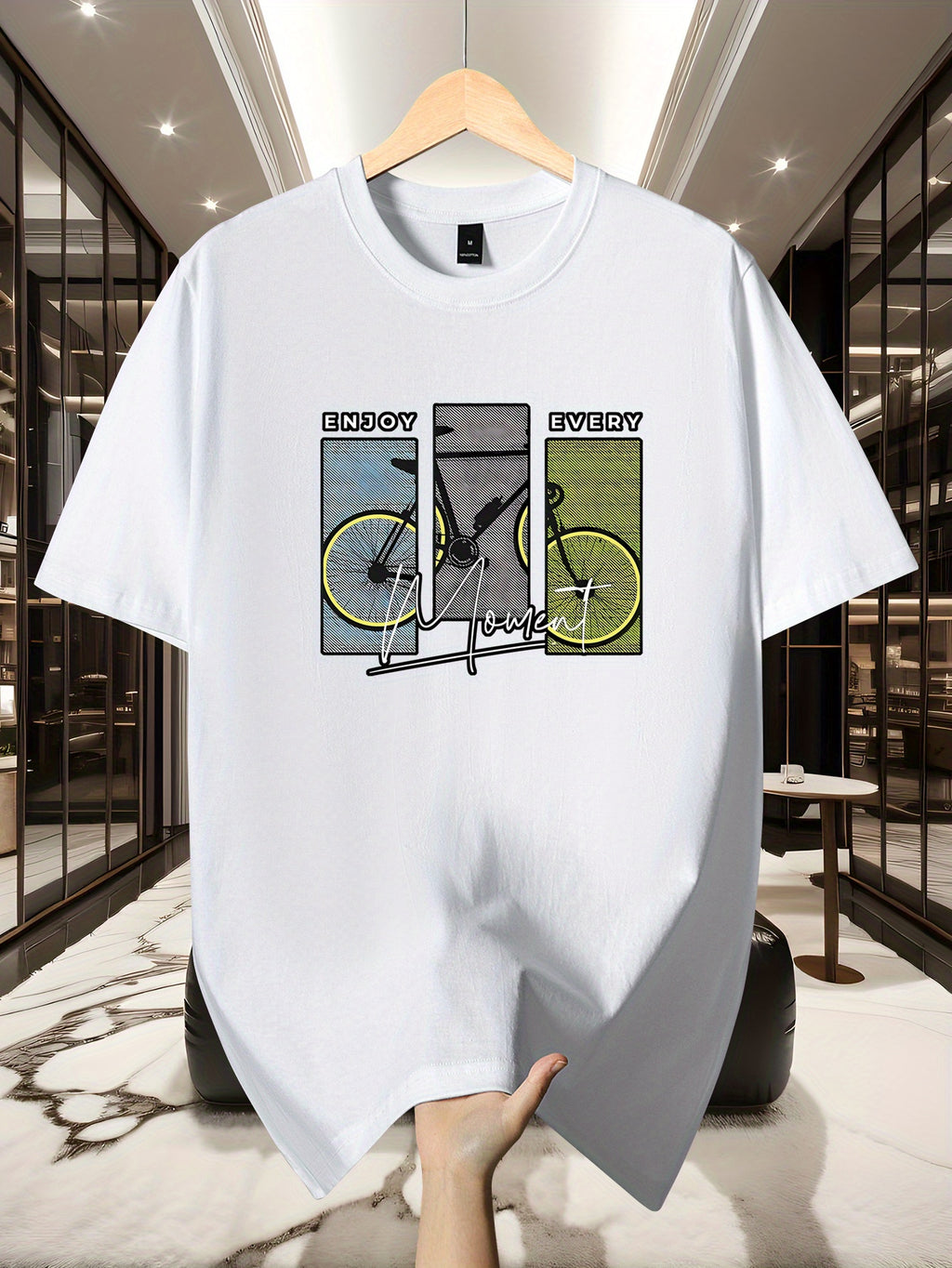Teyron | Heren Zwaar Katoenen T-shirt 200g – Korte Mouwen, Ronde Hals, Regular Fit