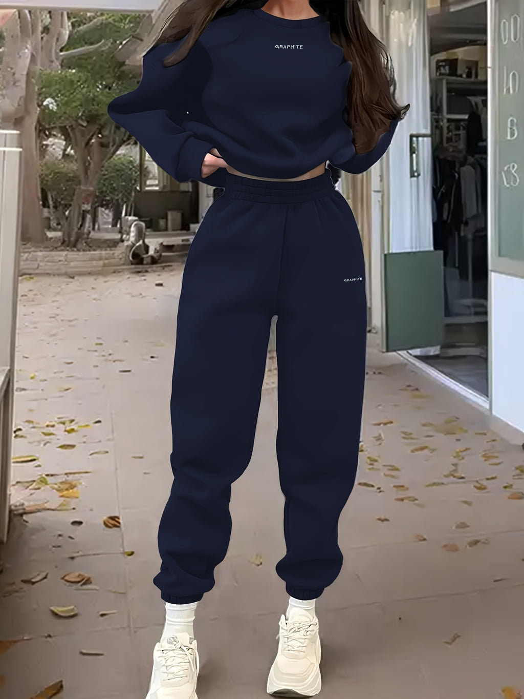 Dariah | Casual sweatshirt- en broekenset voor dames, losse pasvorm, comfortabele sportkleding