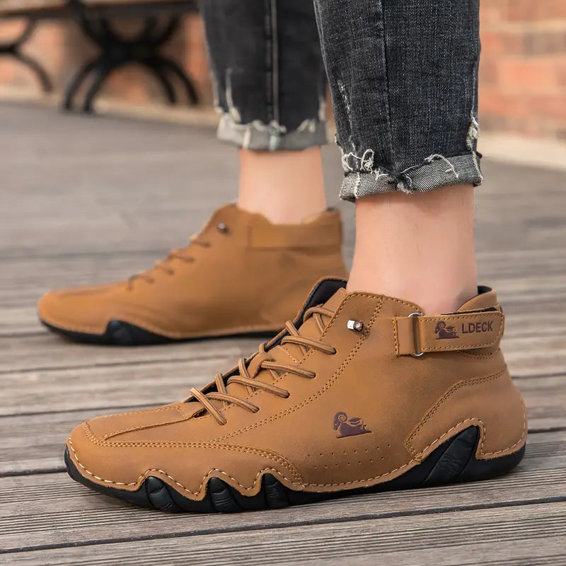 Bootrek | Bottines en daim pour homme – Bottines décontractées et élégantes avec une semelle résistante et antidérapante