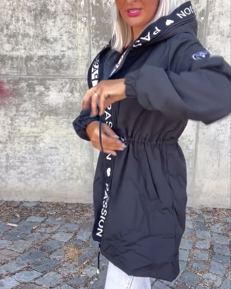 Breaen | Imperméable à capuche élégant et imperméable – Trench-coat léger à capuche