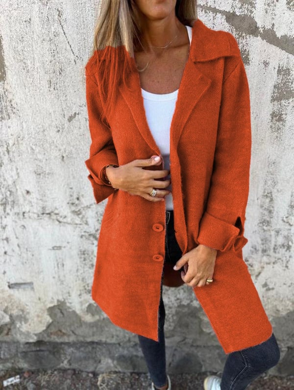 Jorynna | Manteau en maille décontracté pour femme – Coupe ample, léger et doux, idéal pour l'automne et l'hiver