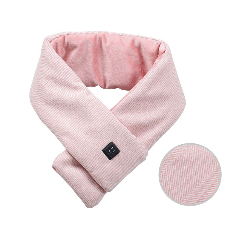 ThermaScarf | Elektrisch beheizbarer Schal – USB-aufladbarer Nackenwärmer, weicher Winterschal