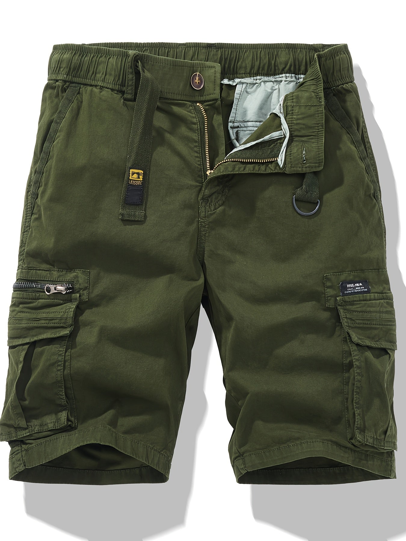 Vexor | Heren Katoenen Cargo Shorts – Losse Pasvorm, Casual Zomershorts met Meerdere Zakken