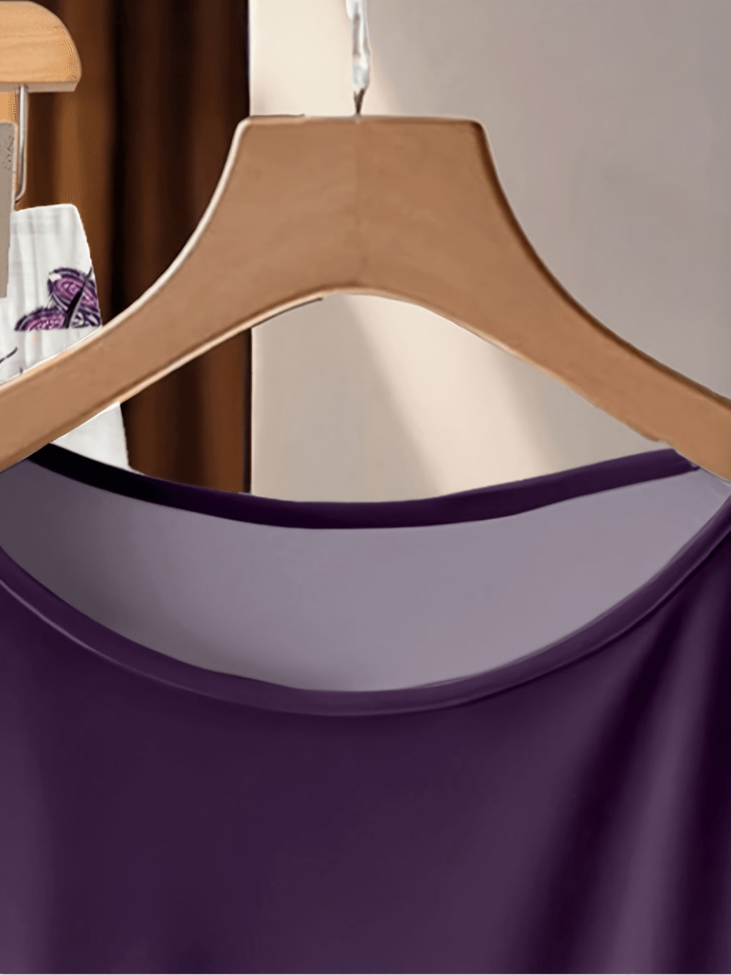 Gena | Tweedelige damesset – top met korte mouwen en bedrukte wijde broek, zomerse co-ord set