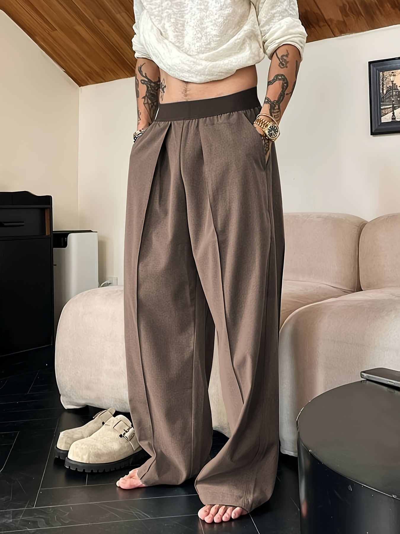 Arnthor | Lässige Herrenhose mit lockerer Passform und elastischem Bund