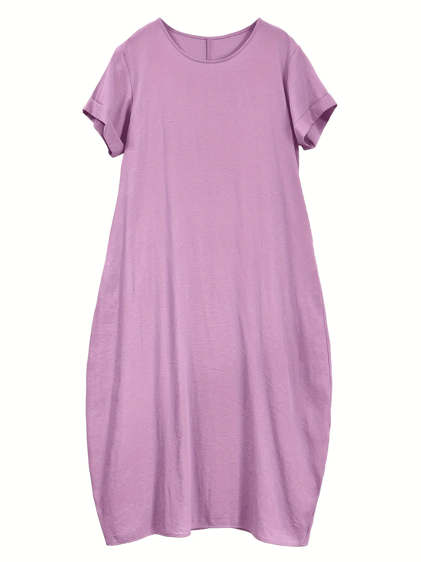 Falyth | Breezy Pocket Midi-jurk – Losse casual zomerjurk voor dames