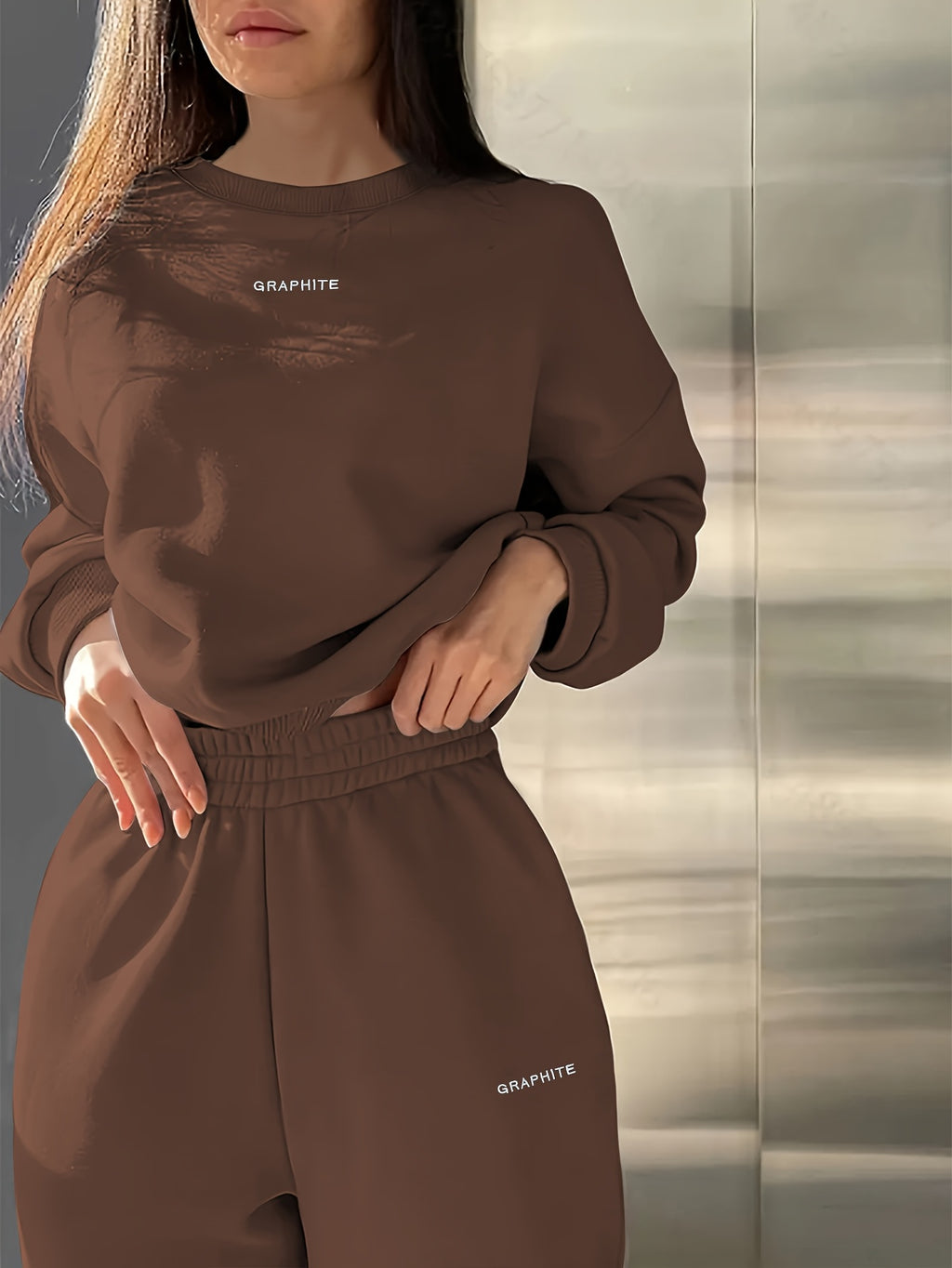 Dariah | Casual sweatshirt- en broekenset voor dames, losse pasvorm, comfortabele sportkleding