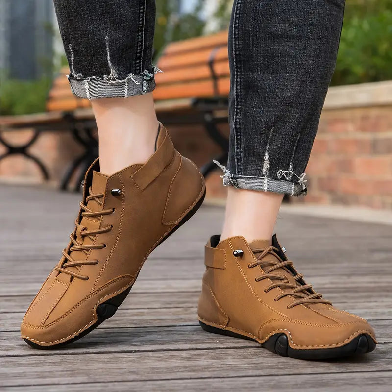 Bootrek | Bottines en daim pour homme – Bottines décontractées et élégantes avec une semelle résistante et antidérapante