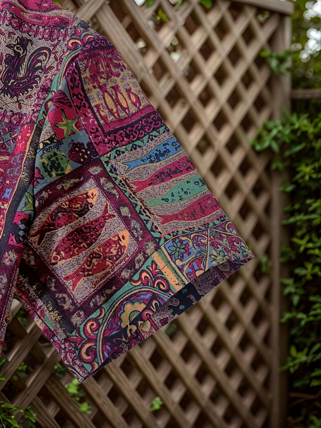 Cavan | Herenoverhemd met tribale print – Losvallend, etnisch, casual, korte mouwen, met knopen