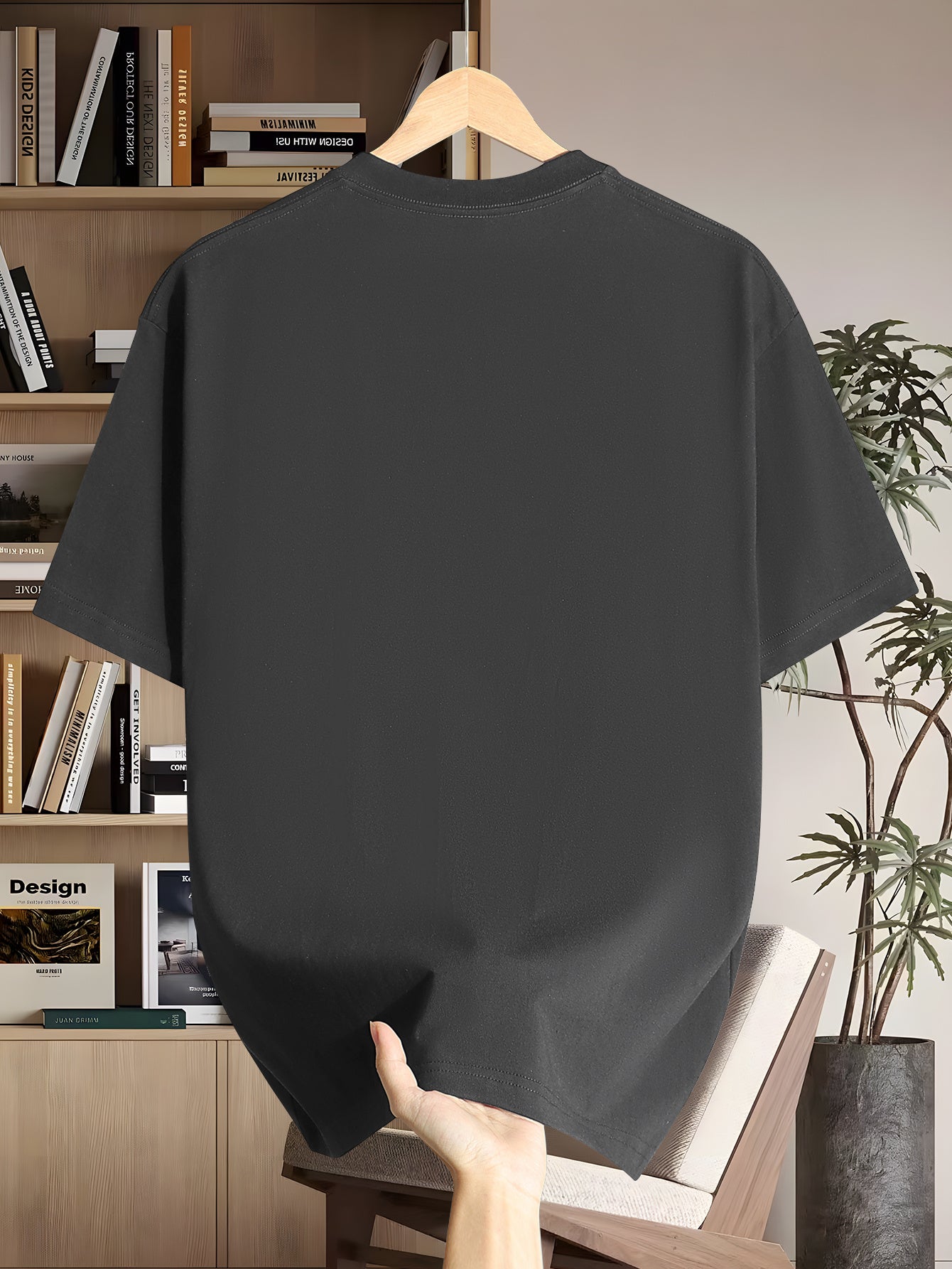 Teyron | Heren Zwaar Katoenen T-shirt 200g – Korte Mouwen, Ronde Hals, Regular Fit