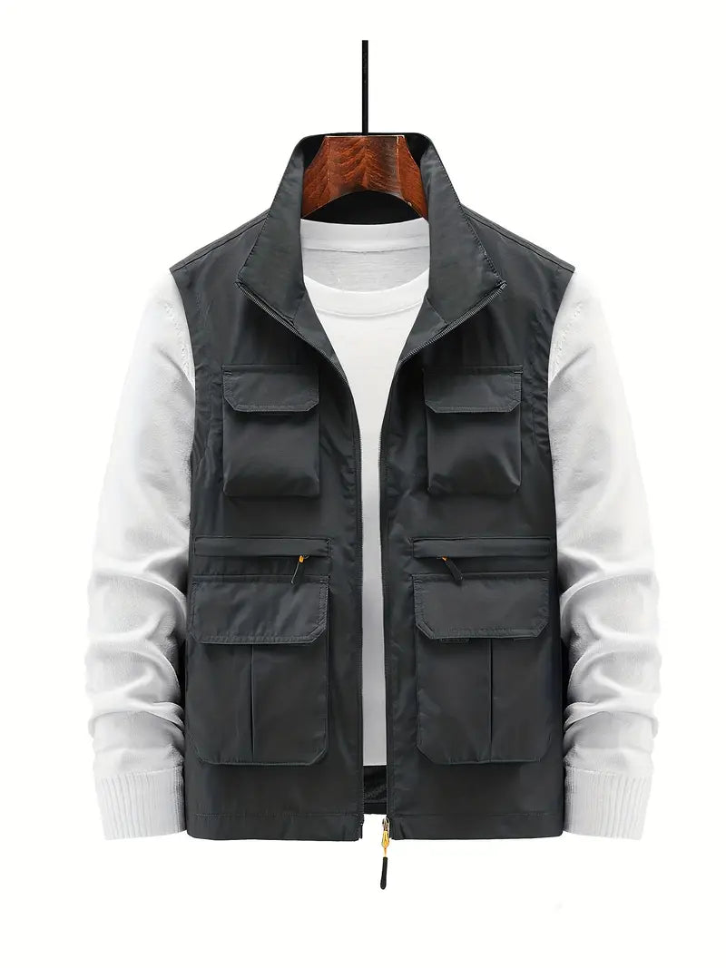 Torsten | Mouwloos multifunctioneel vest met meerdere zakken voor heren, casual outdoor vest