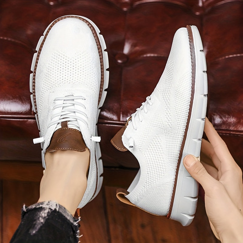 Strideon | Chaussures de marche respirantes en maille pour homme - Baskets décontractées et légères