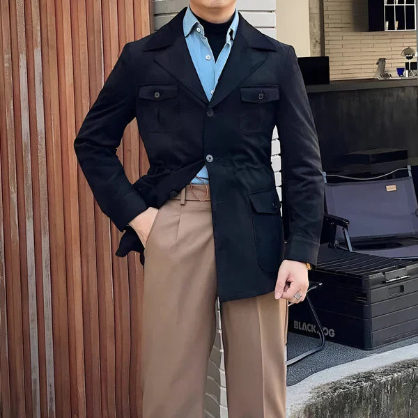 Klyon | Avontuurlijk safarijack voor heren – Casual outdoor veldjas