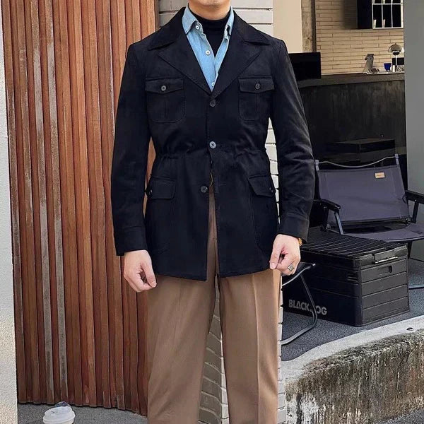 Klyon | Avontuurlijk safarijack voor heren – Casual outdoor veldjas