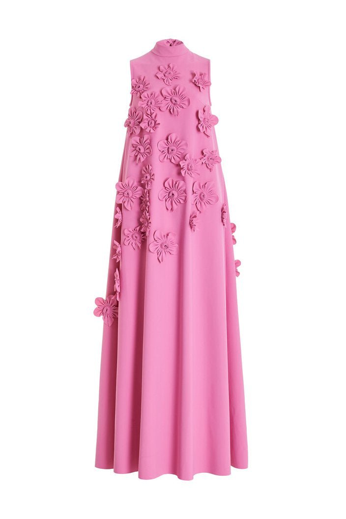 Fenlora | Mouwloze bloemen maxi-jurk voor dames – elegante avondjurk