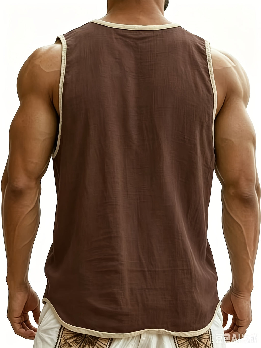 Joran | Heren linnen mouwloos shirt – ademend en lichtgewicht, casual zomer vakantietop
