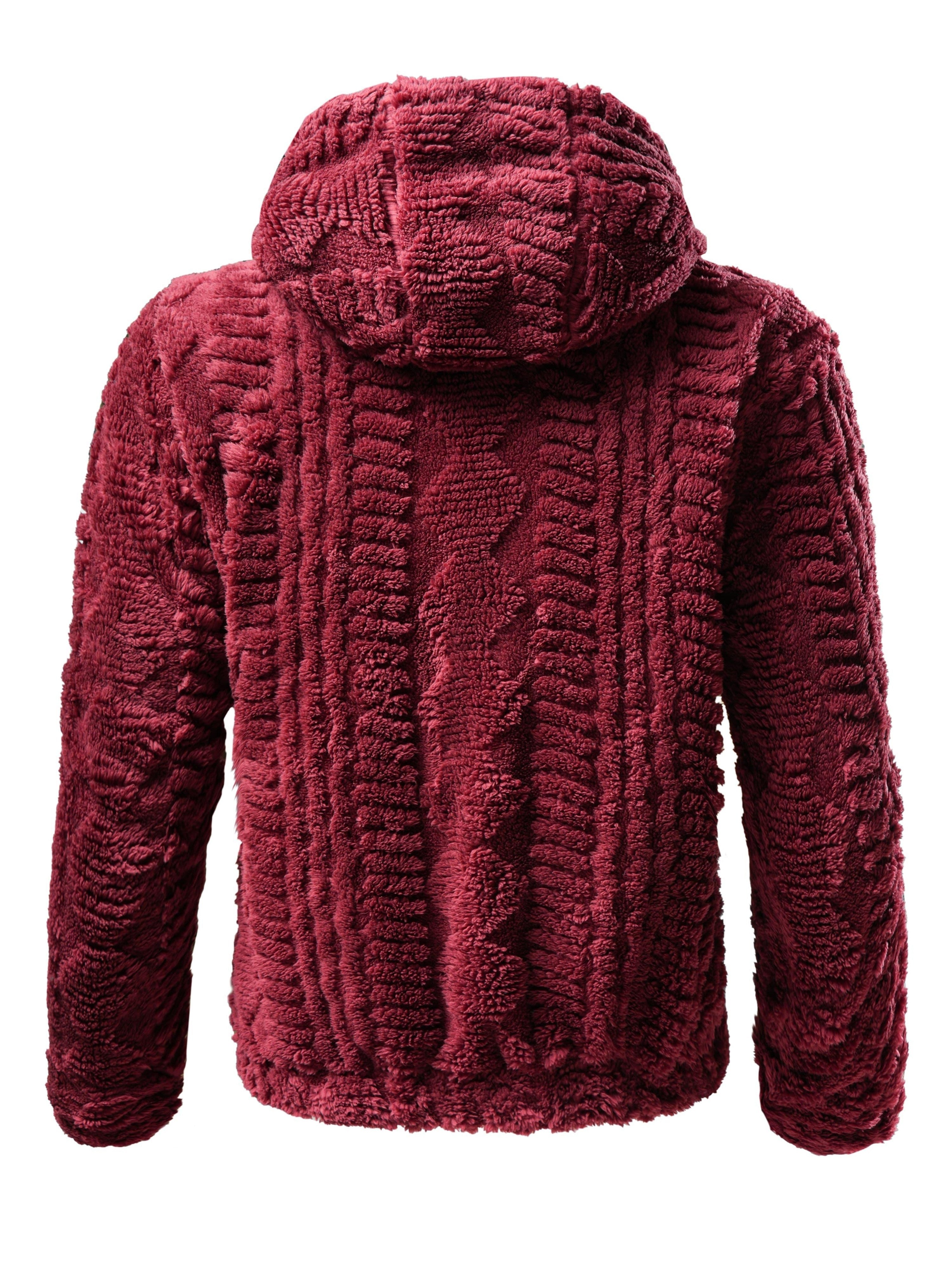 Taven | Lichtgewicht effen hoodiejas voor heren – Warme jas met ritssluiting en lange mouwen