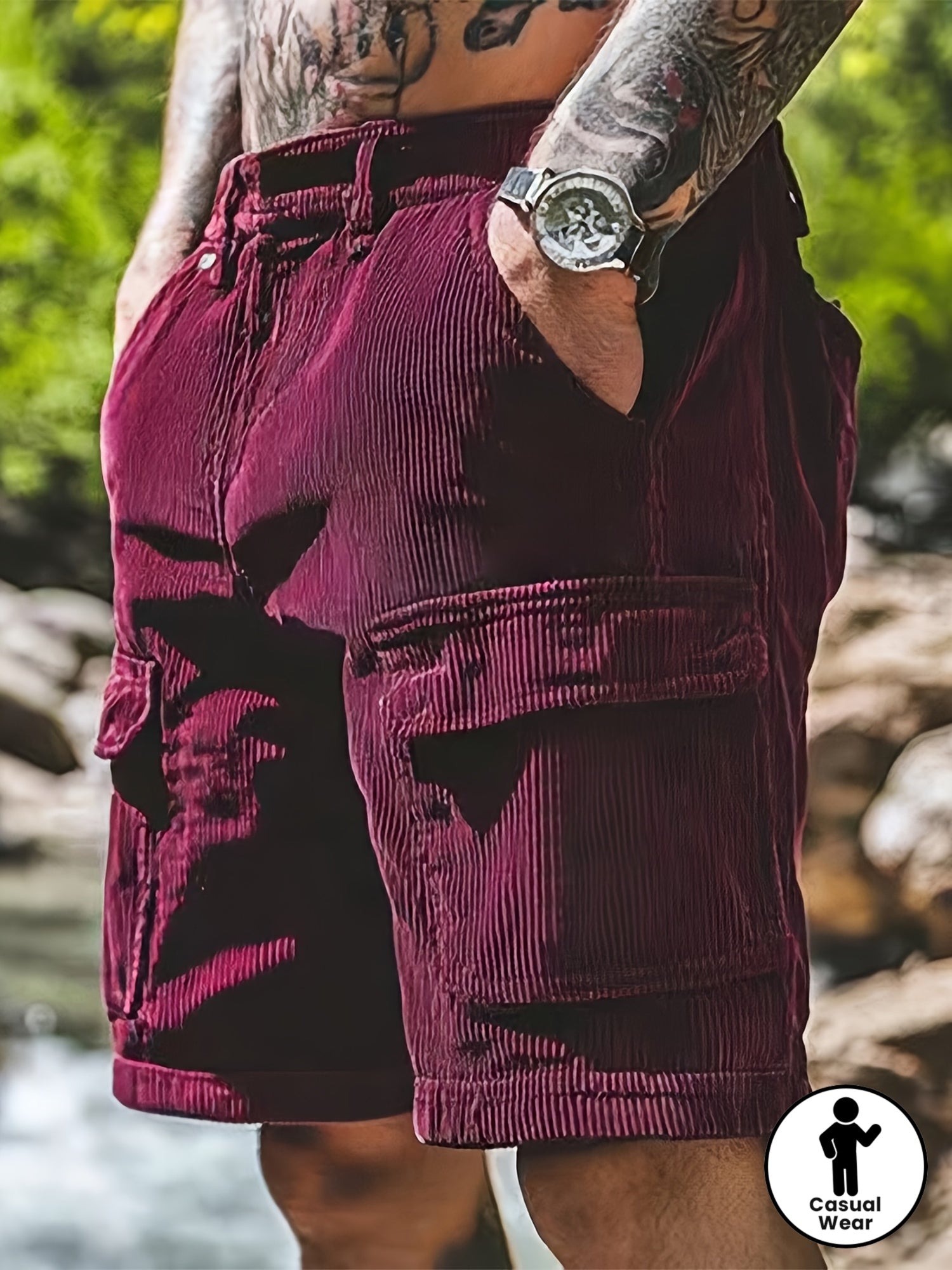 Roly | Stevige corduroybroek voor heren – Casual werkbroek met 3D-weefpatroon