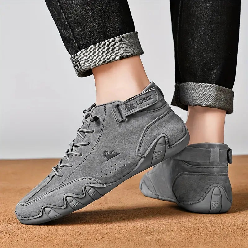 Bootrek | Bottines en daim pour homme – Bottines décontractées et élégantes avec une semelle résistante et antidérapante