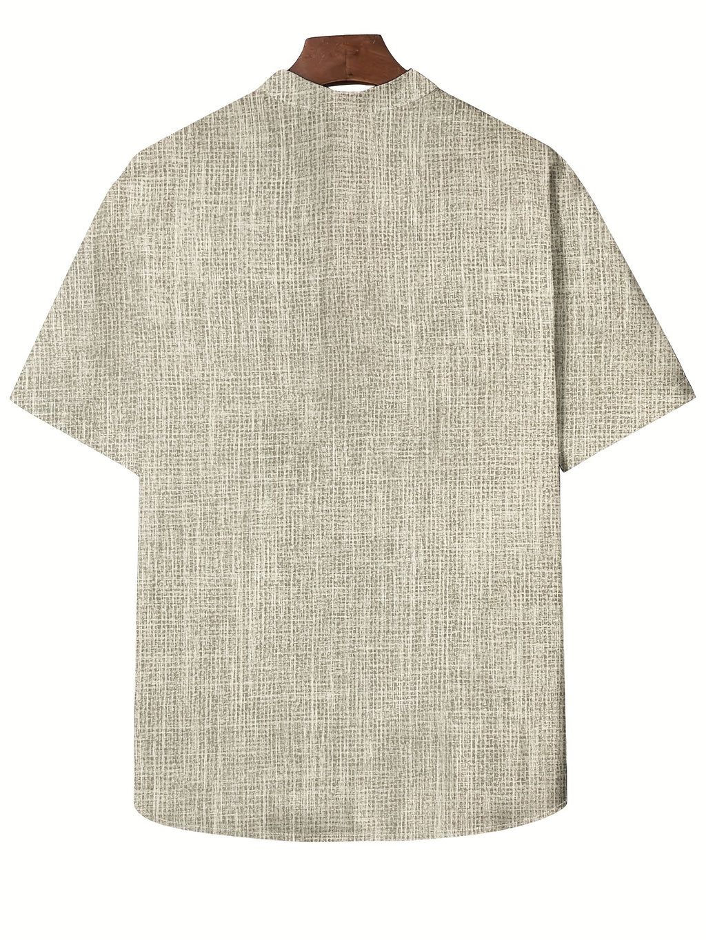 Wiro | Heren overhemd met bloemmotief jacquard – opstaande kraag, casual feestelijke buitenlaag top