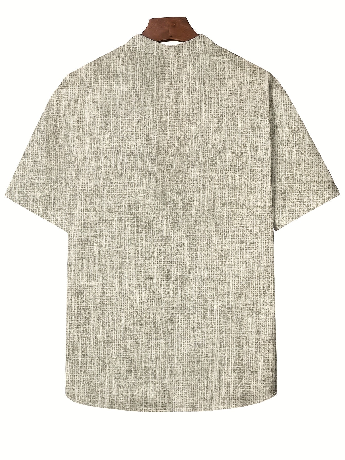 Wiro | Heren overhemd met bloemmotief jacquard – opstaande kraag, casual feestelijke buitenlaag top