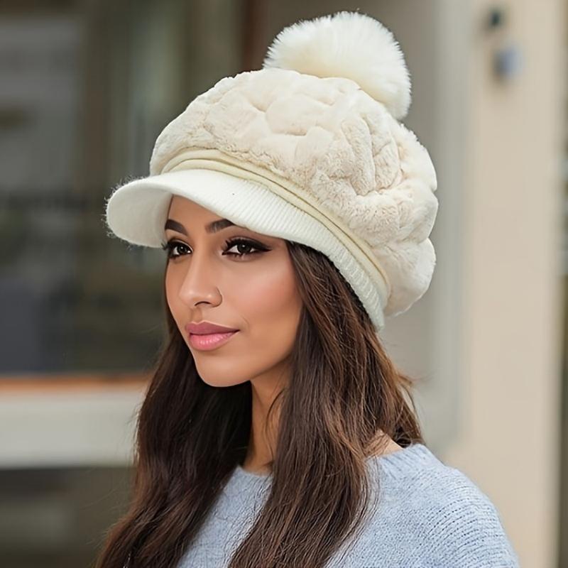 CozyBrim | Warme wintermuts voor dames – korte rand, zachte en isolerende beanie voor koud weer