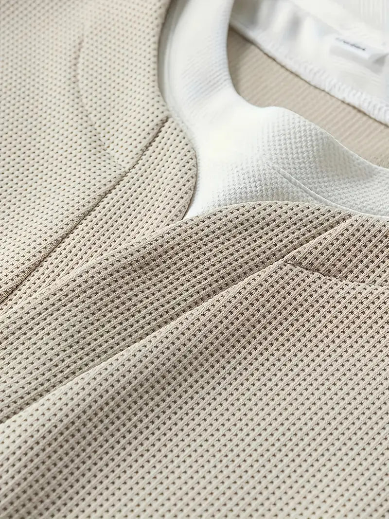 Tyzen | Zachte gelaagde trui voor heren – Casual top met lange mouwen voor dagelijks gebruik