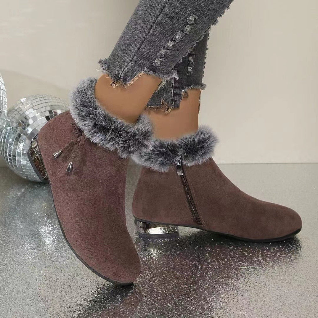 Fionelle | Winterstiefel aus Leder für Damen – weich, warm und elegant