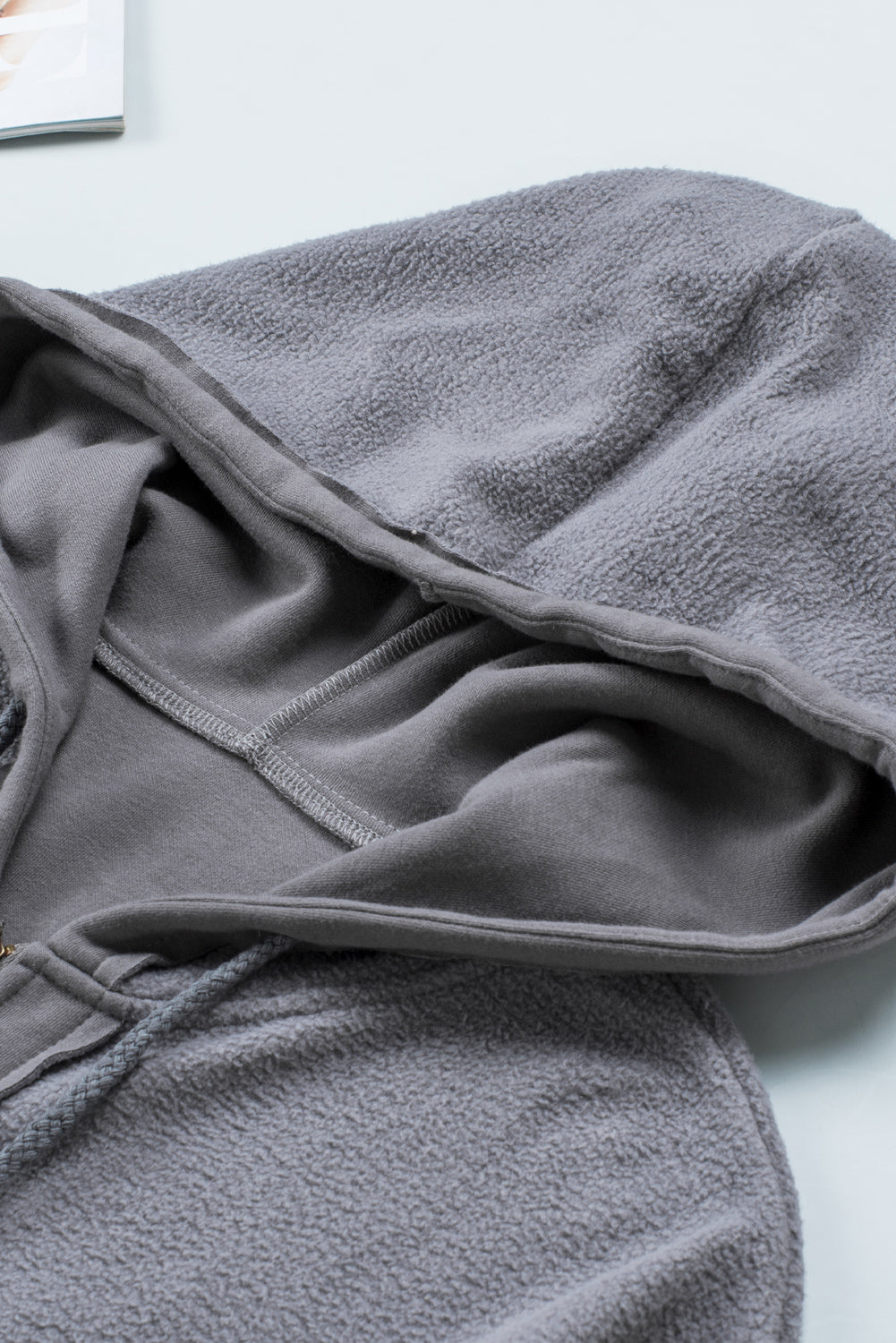 Ulirra | Damen-Jacke mit Kordelzug und übergroßem Reißverschluss – Lässige Streetwear-Jacke